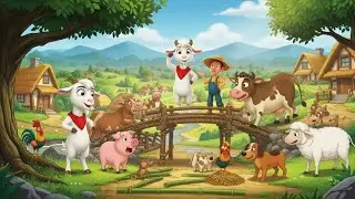 बकरी की समझदारी 🐐 | Funny 3D Cartoon Story for Kids | Hindi Kahani