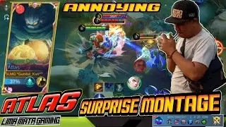 ATLAS GAMEPLAY TOP 1 GLOBAL, ATLAS MONTAGE, BEST BUILD 2023 | MOBILE LEGENDS