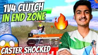 Caster Shocked by Goblin Pure 1v4 Clutch in End Zone 😱🔥 | Soul Goblin 🥵 | Team Soul 🚀