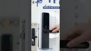 Kho&aacute; cửa v&acirc;n tay KITOS E3 PRO BLACK  #kitos #smartlock #khoacuathetu #khoacuavantay #khoacuadientu