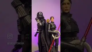 Custom Black Series Dark Side Luke and Leia