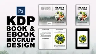 KDP Book & eBook Mockup Design in Adobe Photoshop