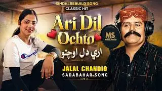 Jalal Chandio Sadabahar Song | Ari Dil Ochto | Sindhi AI Rebuild Song | Classic Hit