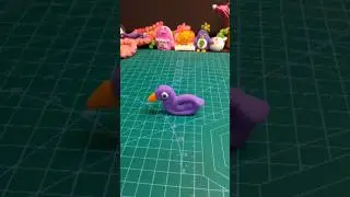 clay animation#diy#shorts#art#clayart#duck#polymerclay#stopmotion#craft