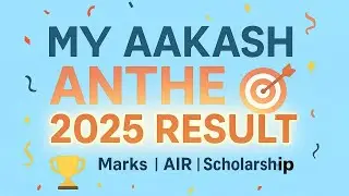 My Aakash Anthe 2026 Result || Pass or Fail?
