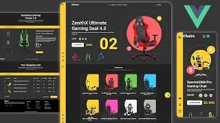 🔥 Vue 3 eCommerce Website: Creative Gaming Chair eCommerce Website (2)