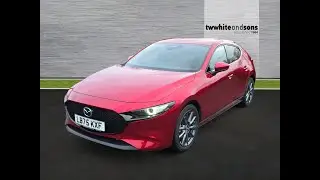 Mazda 3 2.5 e-SKYACTIV-G MHEV Exclusive-Line Automatic 5-Door Red Ex-Demo 1700 Miles - LB75 KXF