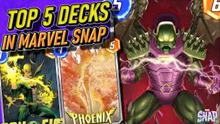Top 5 Best Decks in Marvel Snap - September and October Seasons!