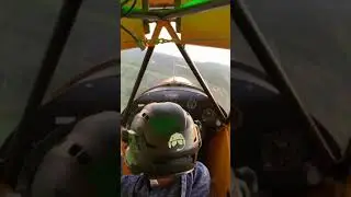 J3 on bushwheels, landing grass strip, 9 yrs old.