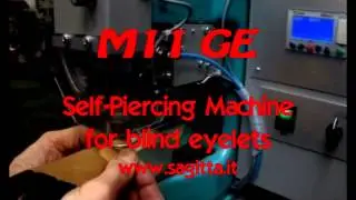 SAGITTA M11 GE  Self-Piercing Machine for blind eyelets