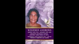 Thanksgiving Service for the life Winifred Andrews