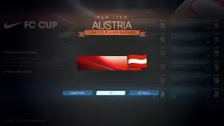 Rocket League&reg; Player Banner:  AUSTRIA  (NIKE FC CUP)