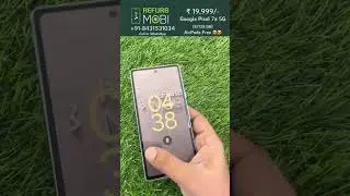 Google Pixel 7a 5G (8/128 GB) Full Kit + AirPods Pro Free 😍😍
