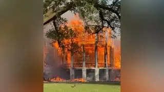 Louisiana: Fire rips through historic Nottoway Plantation