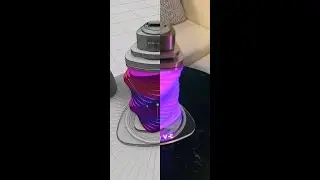 Before/After: Spiral Shisha edition🌪️ #shorts #dubai #dxb #restaurant #art #tech #future #uae