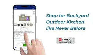 Augmented Reality Prokan Outdoor Kitchen at Lowe's