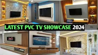 SIMPLE PVC TV UNIT DESIGN 2024| MODERN  TV UNIT DESIGN for living Room 2024. TV CABINET DESIGN.
