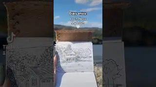#scotland #travel #art #sketchbook #nature #lochness #folklore