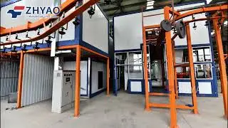 ZHYAO Sports Equipment Powder Coating Line - Durable & Vibrant Finishes! #powdercoatingline #zhyao