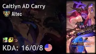 Caitlyn AD Carry vs Ashe - Altec - NA Challenger Patch 6.22