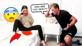 PERIOD PRANK ON HIS BEST FRIEND!