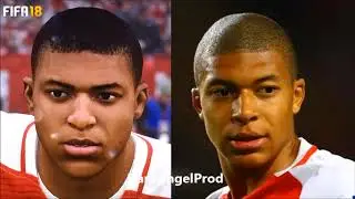 FIFA 18 Vs Real Life Faces Comparison Ft. Griezmann, Lacazette, Mbapp&eacute;.. etc