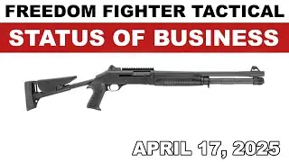 4.17.25 Status of Benelli M4 Parts at FFT - Free Shipping Over $500 Continues - Getting Low on Faves