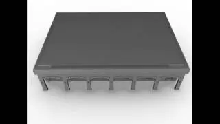 3D Model of Six Store Strip Mall Review