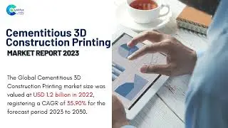 Cementitious 3D Construction Printing Market Report 2023 | Forecast, Market Size & Growth