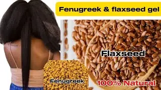Stop Breakage with This Flaxseed & Fenugreek Pre-Poo Gel | Natural Hair Remedy