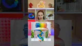 Красочный торнадо 😱 #эксперименты
