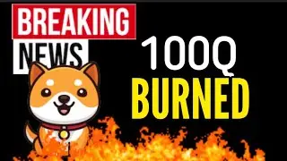 100 Quadrillion #BabyDoge burned on Ethereum