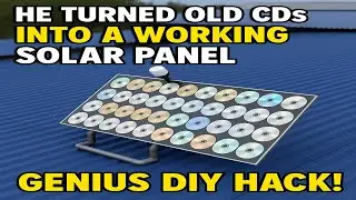 This Guy Made a Solar Panel Using Just Old CDs! 😲🔥