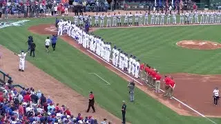Rangers vs. Astros 03-29-18- Opening Day Lineups