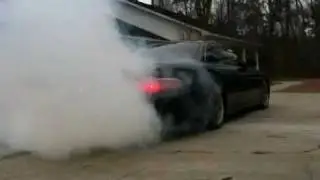 SC300 Single Exhaust Sound Clip and Burnout.