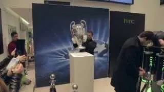 DK: UEFA Champions League trophy event, HTC Concept Store