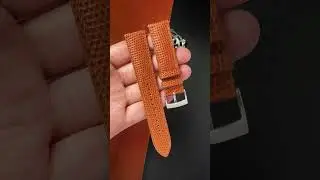 Luxurious Lizard Skin: Exotic Charm for Your Watch Strap  #leatherwatchstrap #rolex