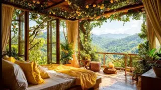 Flowers in the Evening Spring Breeze 🌹🍃 ASRM Ambience + Birdsong Ambience for Reading, Relax & Sleep