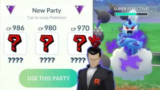 Under 1000 CP Pok&eacute;mon vs Boss Giovanni with SHADOW THUNDURUS in Pokemon GO.
