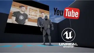 How to show a YouTube video in unreal engine 3d