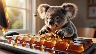 A keyboard made of honey?