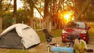 Acampamento na praia - Torres , Rio grande do sul