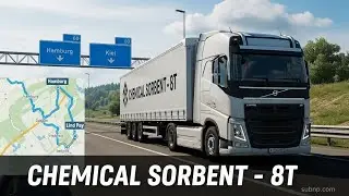 🚛 ETS2 | Chemical Sorbent Cargo (8t) Delivery | Hamburg ➝ Kiel | &euro;3148 | 175 km Route Drive