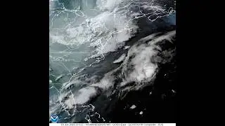US East Coast Weather GOES Satellite Images on June 16th, 2023 | #shorts