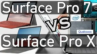 Surface Pro 7 vs Surface Pro X: Comparison of the Surface Pro Tablets