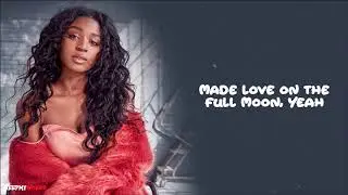 Normani & 6LACK - Waves ( Lyrics Video )