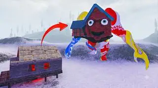 The Monster Disguised Itself as Granny’s House Under the Snow! | Garry's Mod