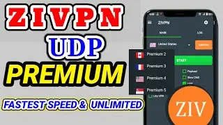 How to setup zivpn UDP with premium UDP settings for fast and secure browsing