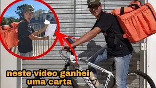Entrega de bicicleta por Curitiba PR (ganhei uma carta neste vídeo 😯😯
