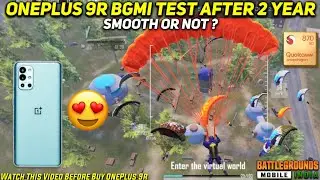 🔥ONEPLUS 9R BGMI TEST WITH FPS METER AFTER 2 YEAR - SNAPDRAGON 870